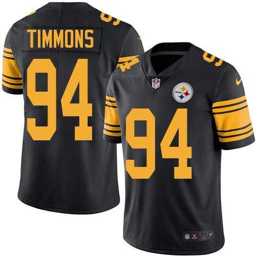 Nike Men & Women & Youth Steelers 94 Lawrence Timmons Black Color Rush Limited Jersey,We sell and wholesale Nike Men & Women & Youth Steelers 94 Lawrence Timmons Black Color Rush Limited Jersey on line form chian!